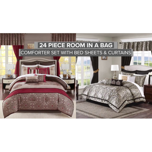 Astoria Grand Wightmans 24 Piece Room in a Bag & Reviews Wayfair